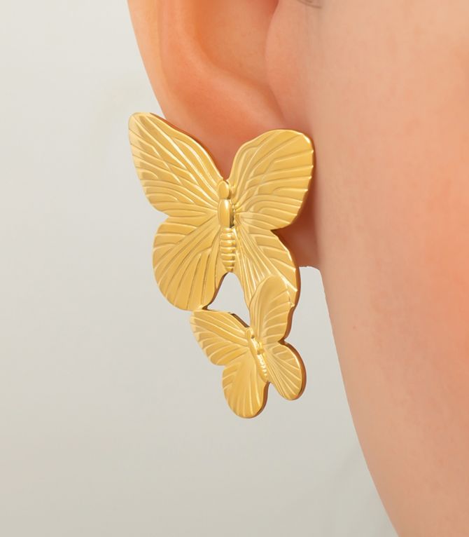 Aretes butterfly