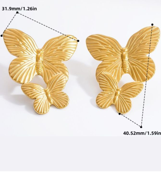 Aretes butterfly