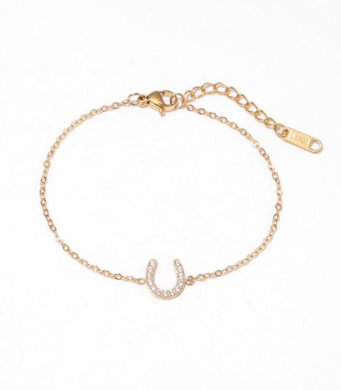 Brazalete gold horseshoe