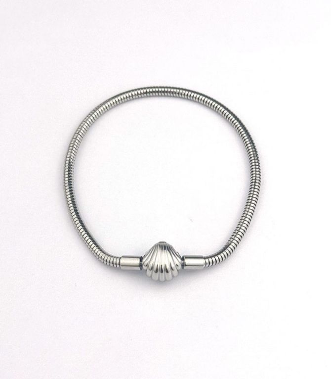 Brazalete silver shell