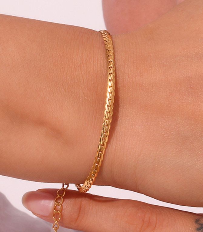 Brazalete chain geometric