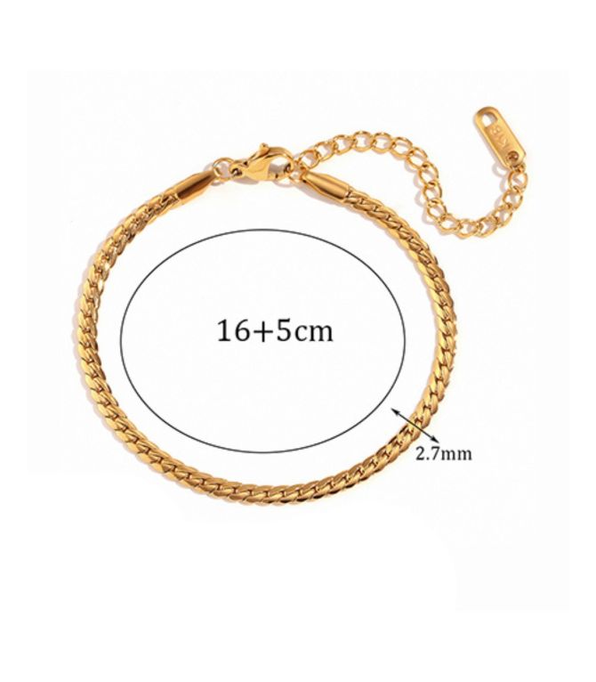 Brazalete chain geometric