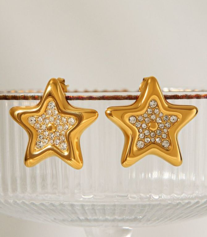 Aretes diamond star