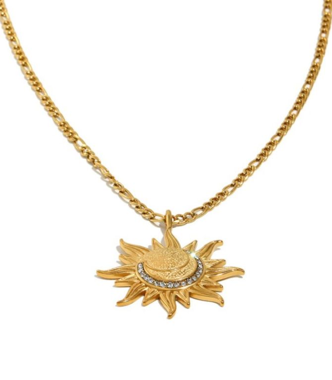 Collar diamond sun
