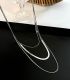 Collar silver threelayer