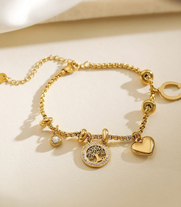 Brazalete Charms Arbol de la Vida