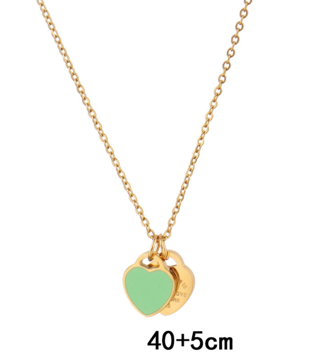 Collar Green Heart