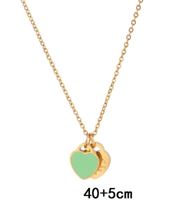Collar Green Heart