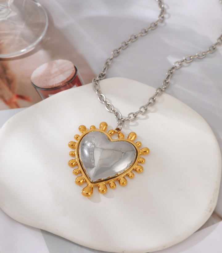 Collar Bicolor Corazón