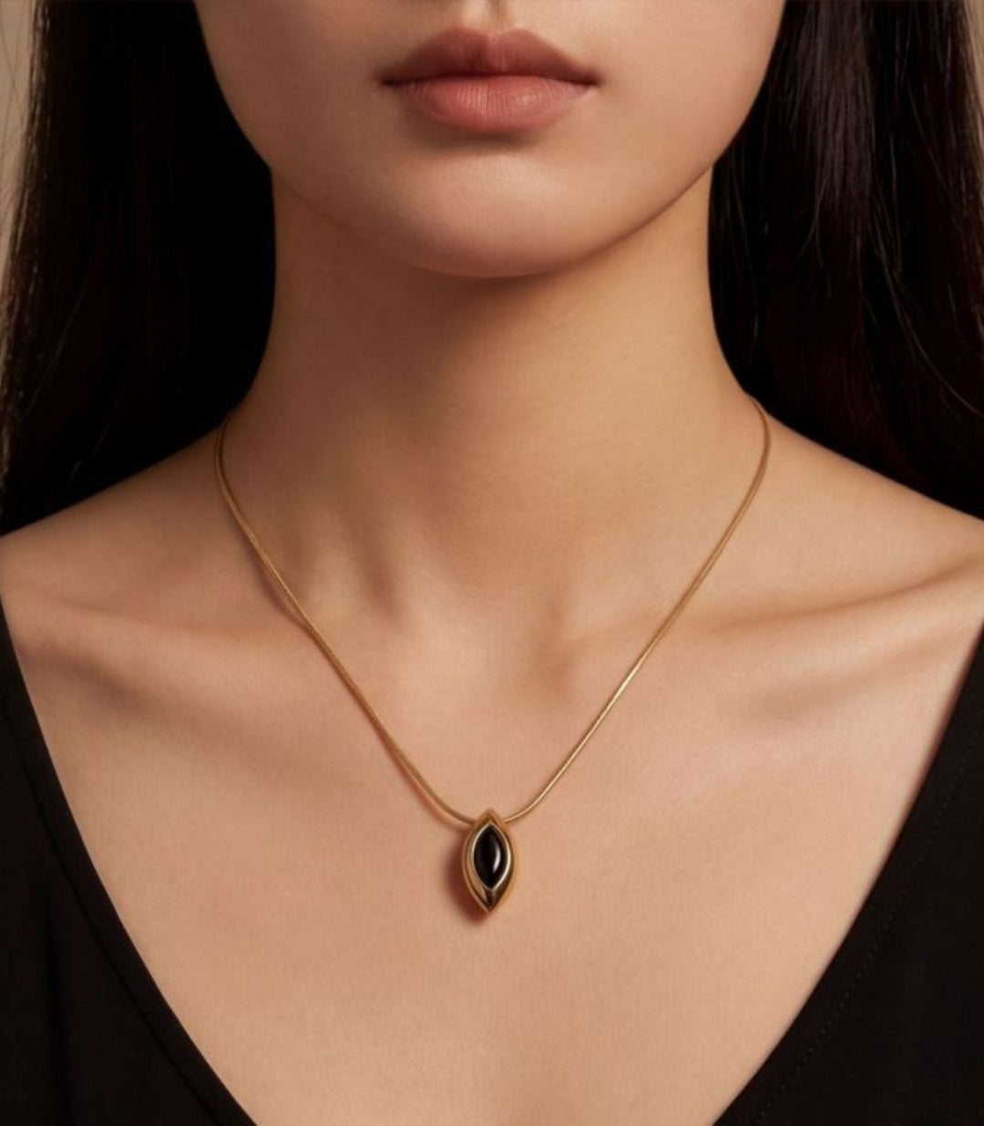 Collar Black Diamond 18K
