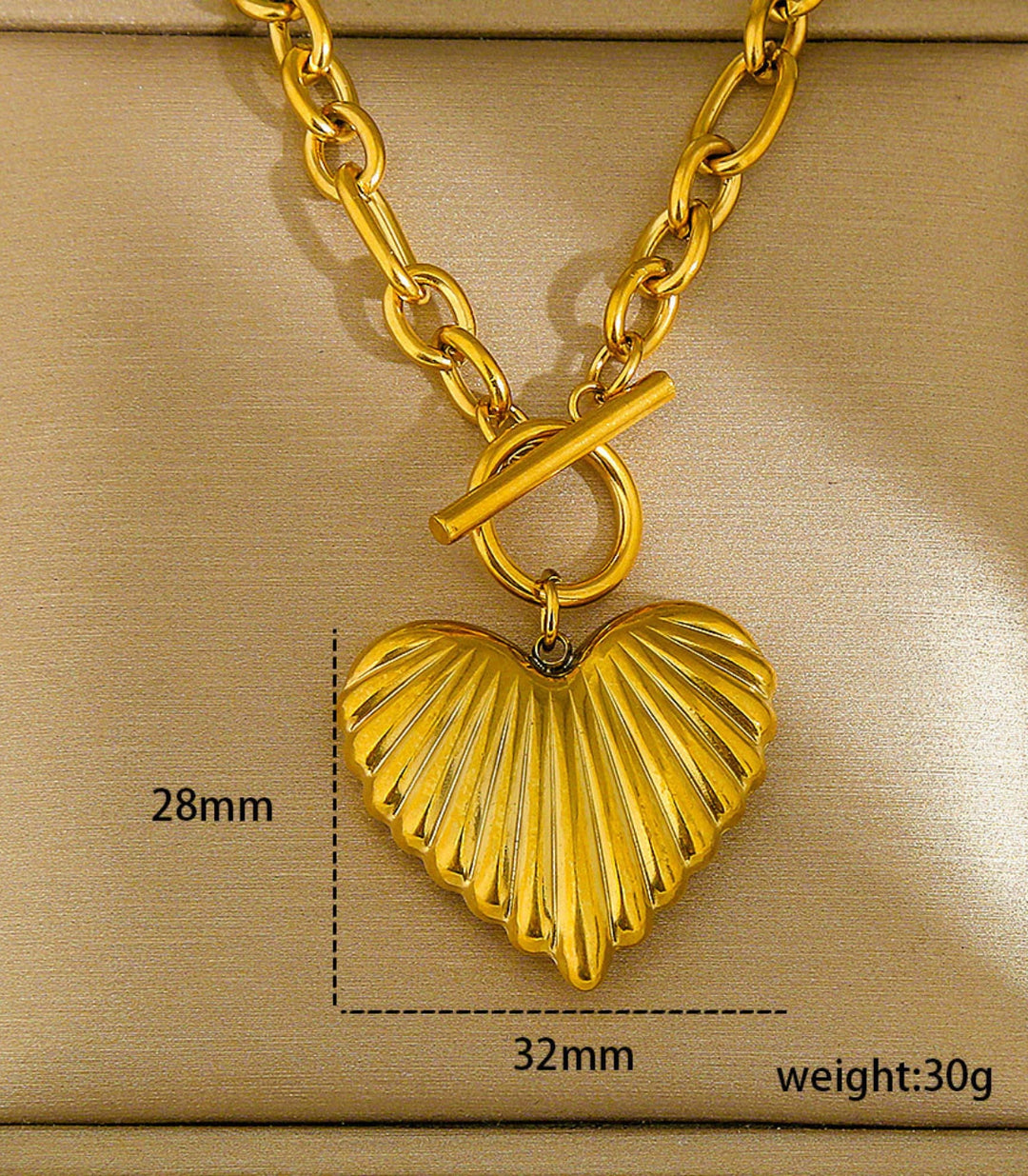 Collar Buckle Corazón