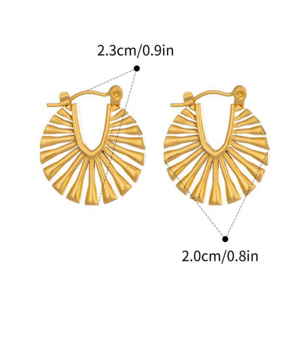 Aretes Geométricos 18K