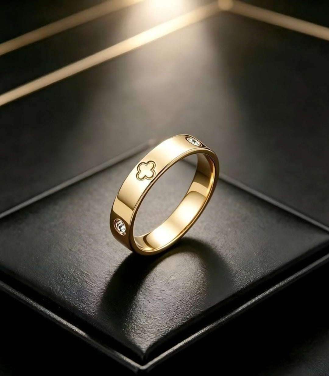 Anillo Diamond Clover #7
