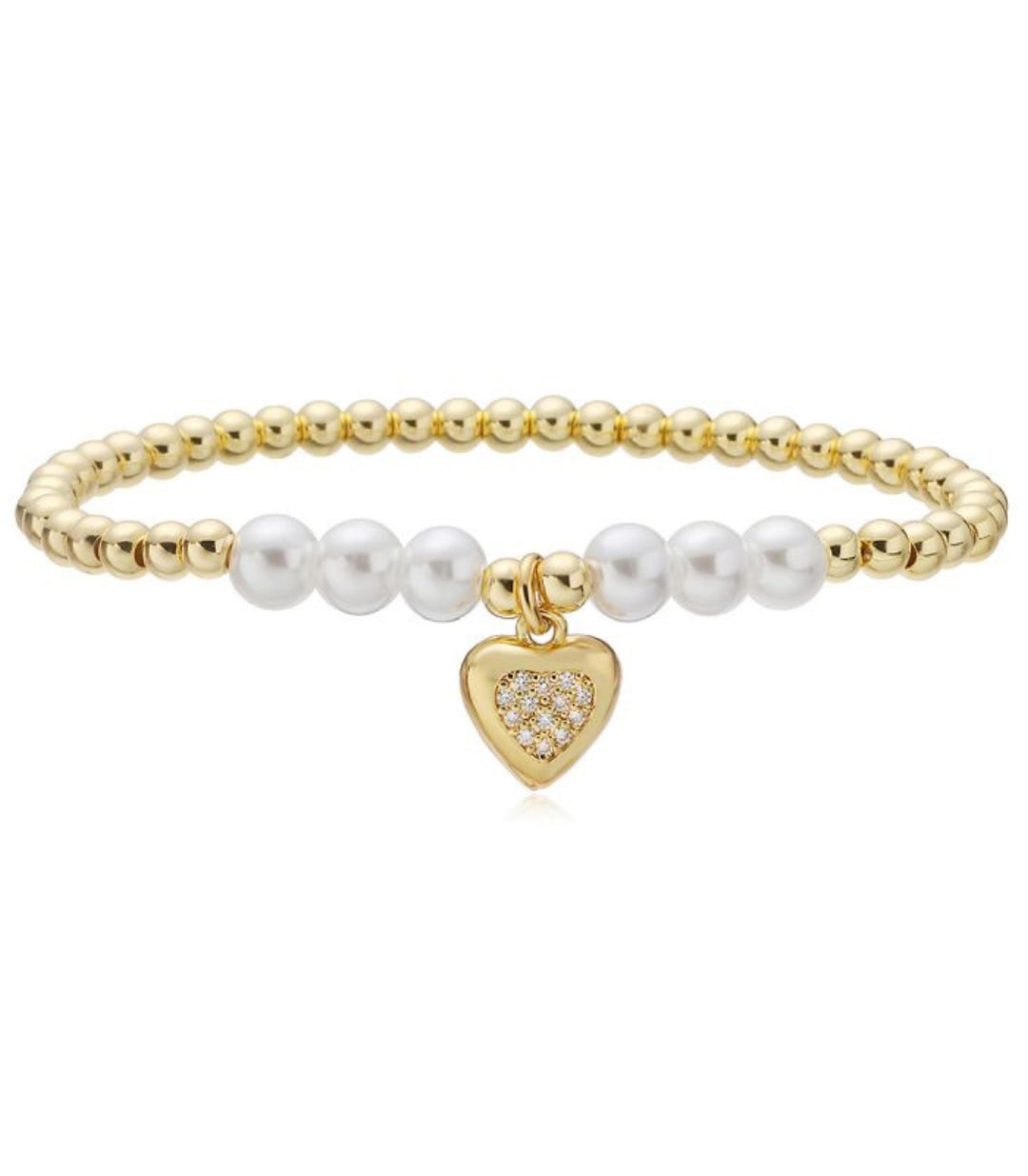 Brazalete Beaded Heart