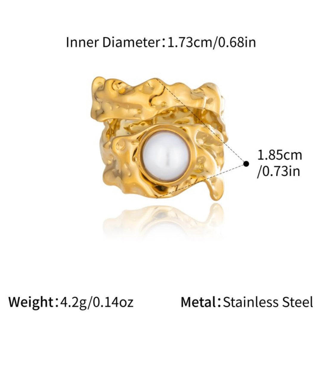 Anillo Ajustable Perla
