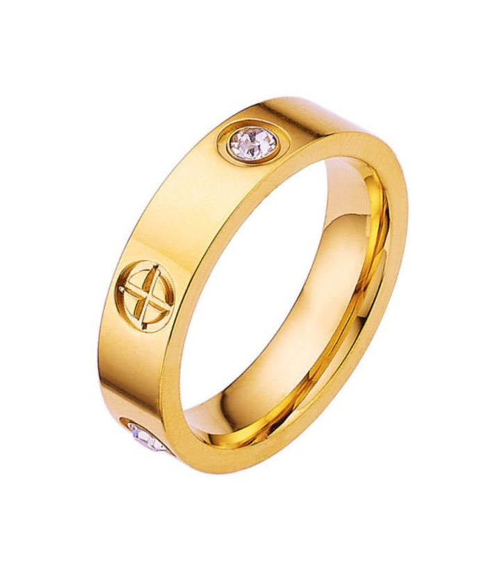 Anillo Cruz Zirconias 7