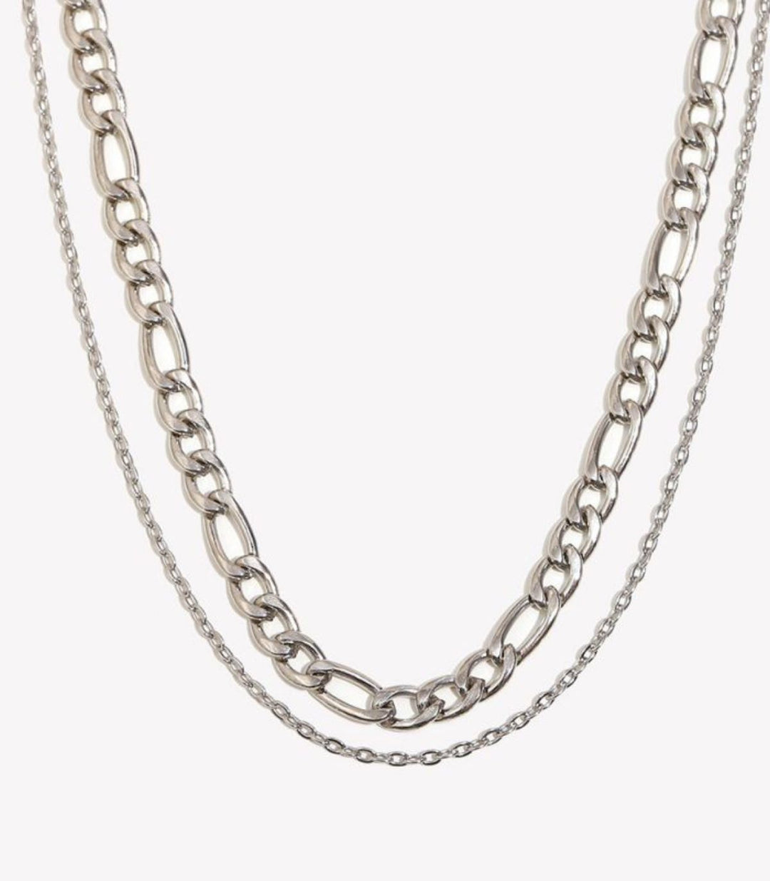 Collar Plata Doble Layer