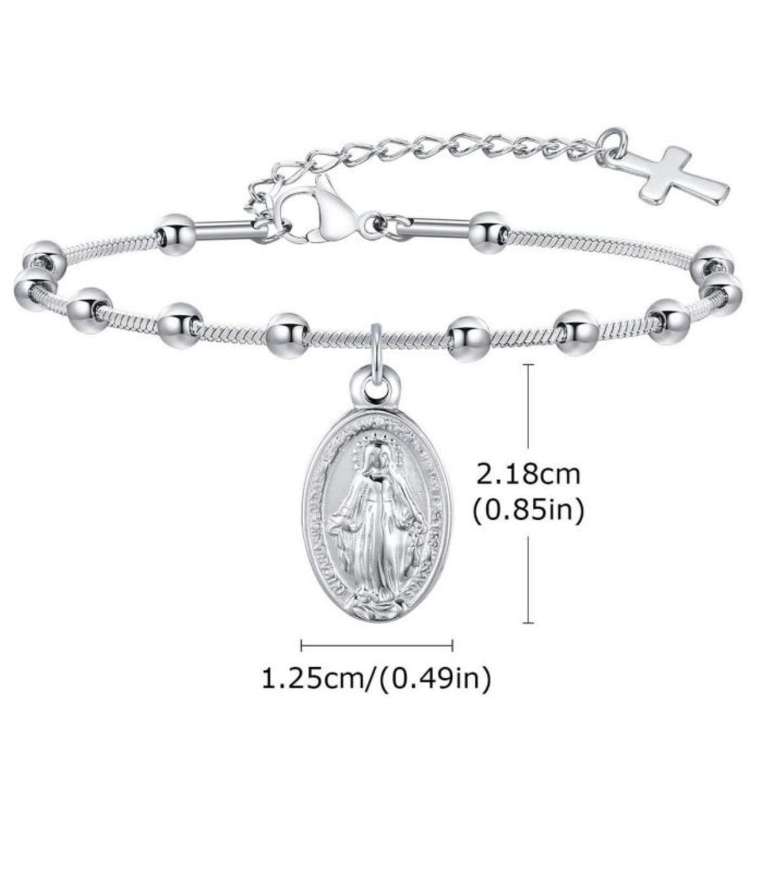 Brazalete Plata Virgen