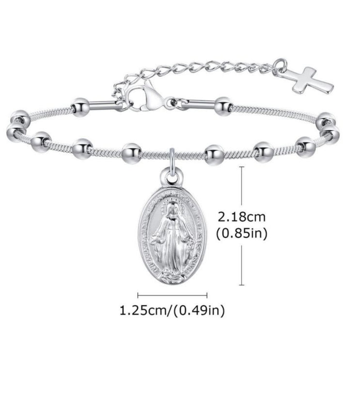 Brazalete Plata Virgen