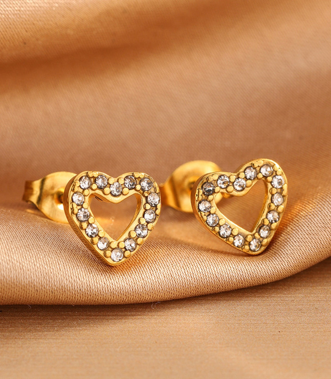 Aretes diamond heart