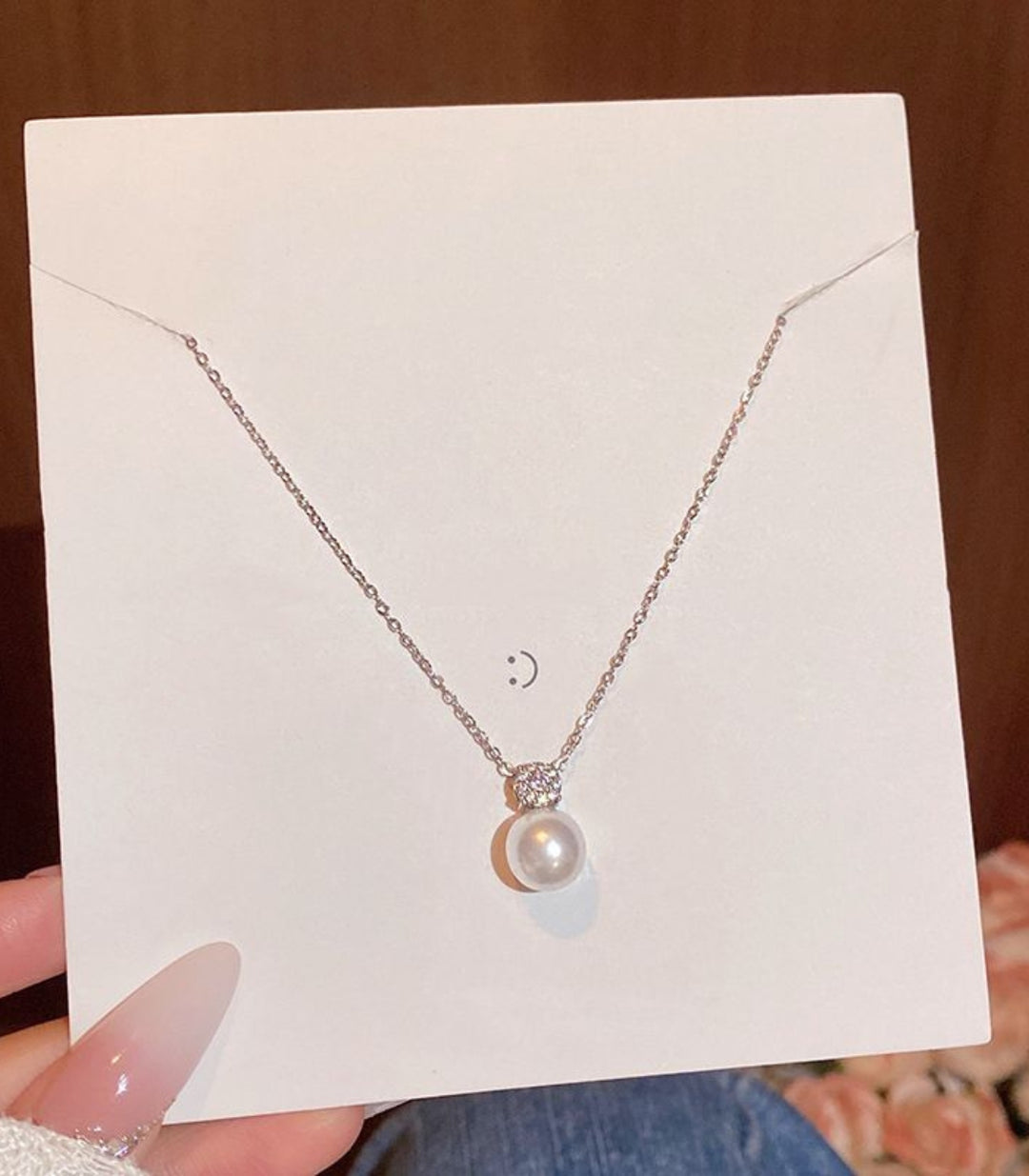 Collar Silver Princess Pearl