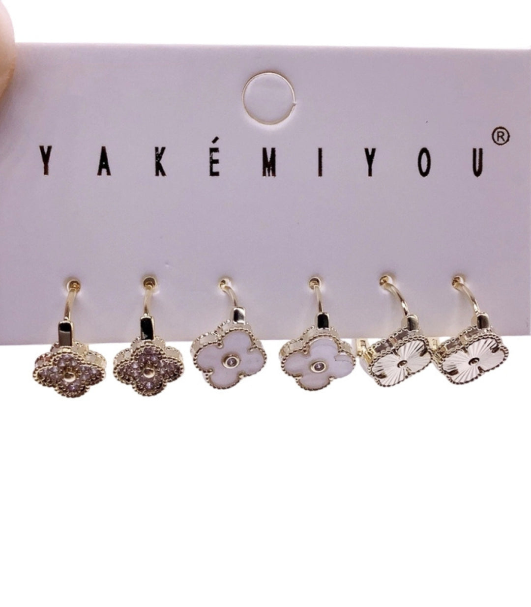 Aretes Set Clover