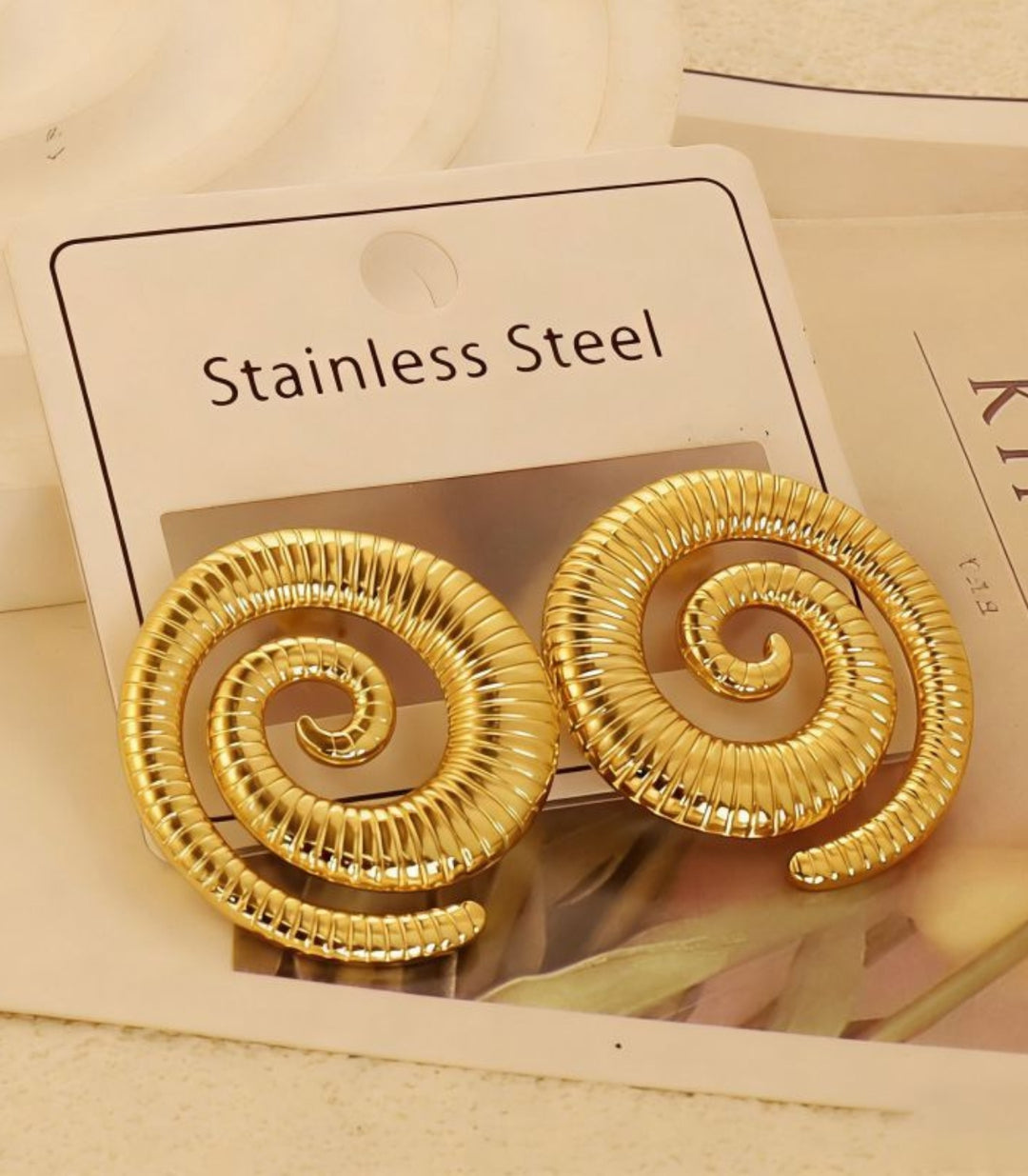 Aretes Spiral Redond