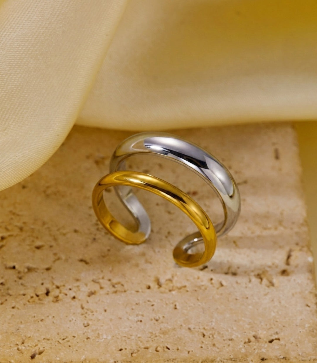Anillo Bicolor Doble