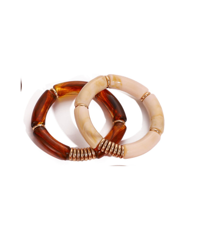 Brazaletes set acrylic