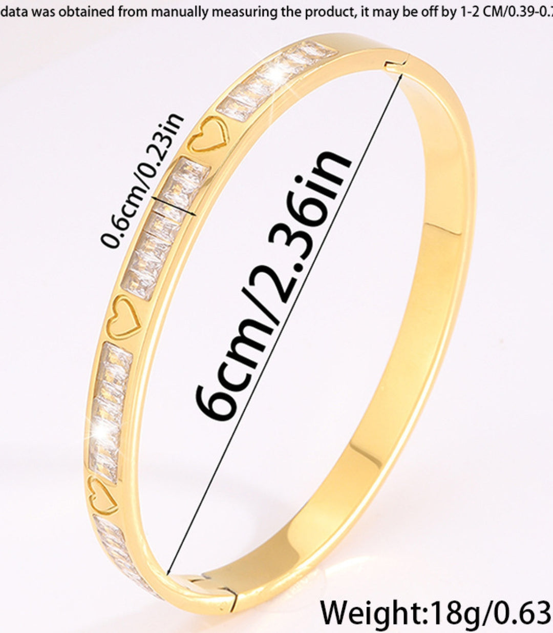 Brazalete Diamond Heart