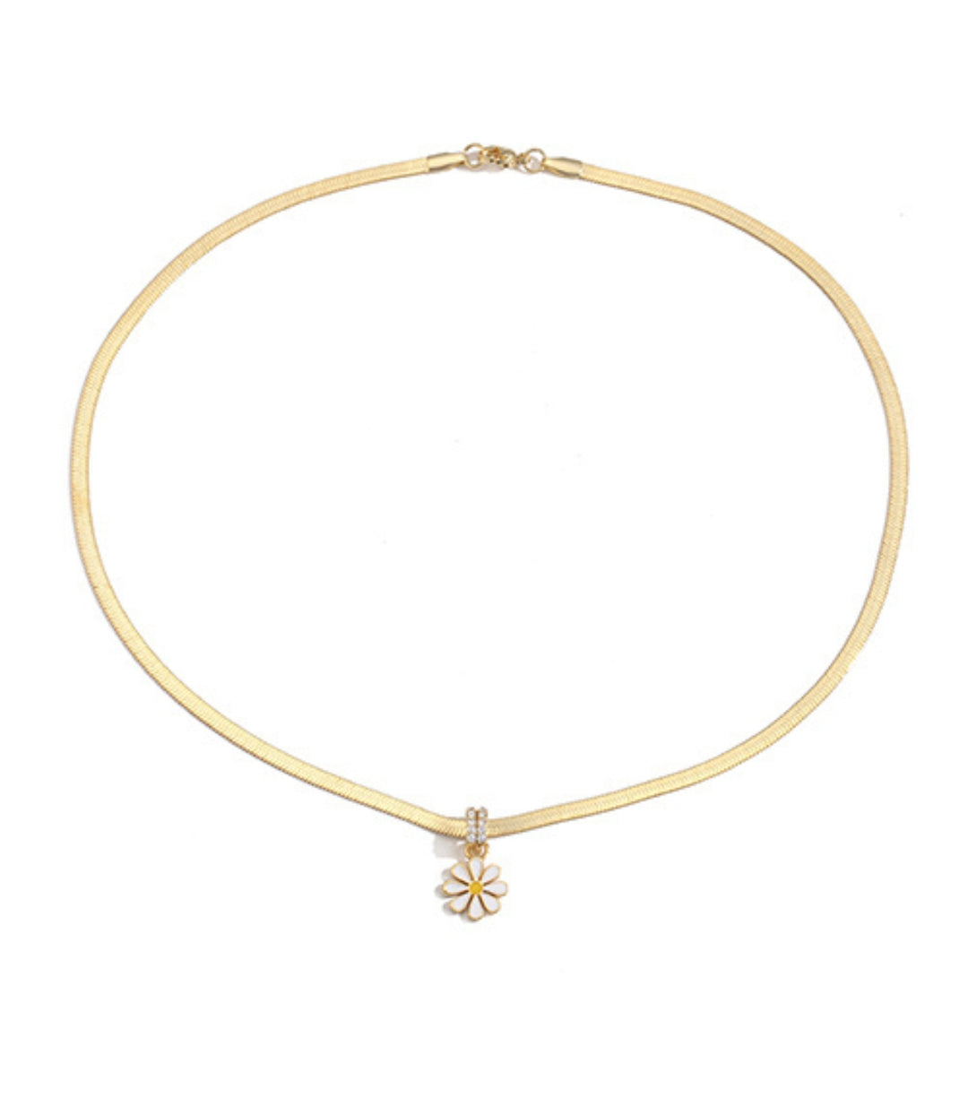Collar Daisy Blanco
