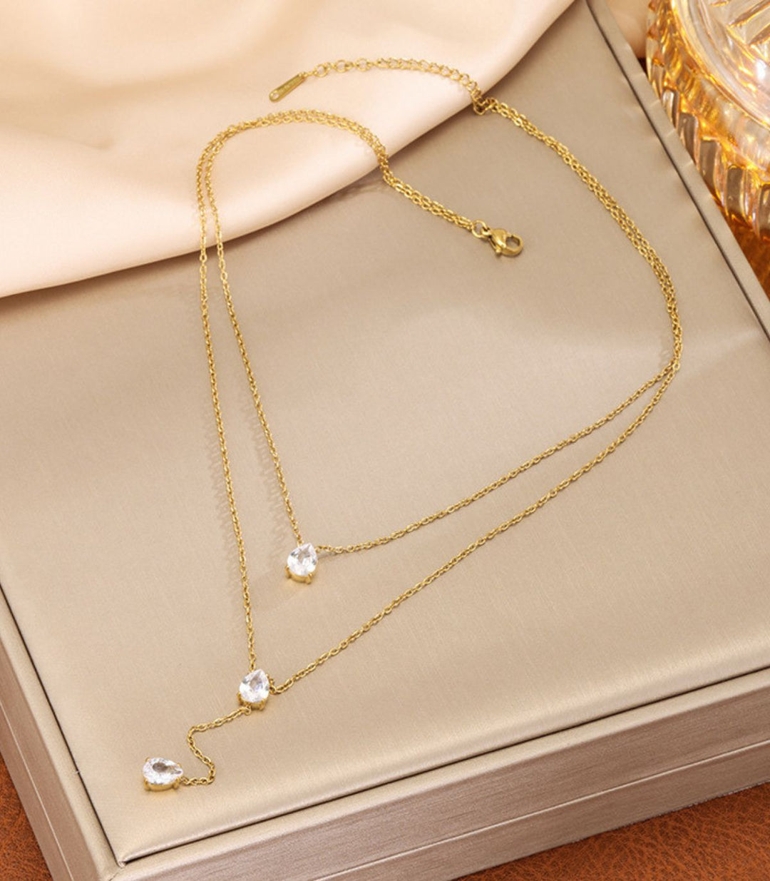 Collar Zirconia Doble Layer