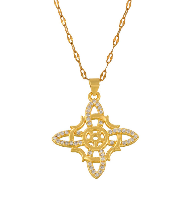 Collar nudo con ziconias