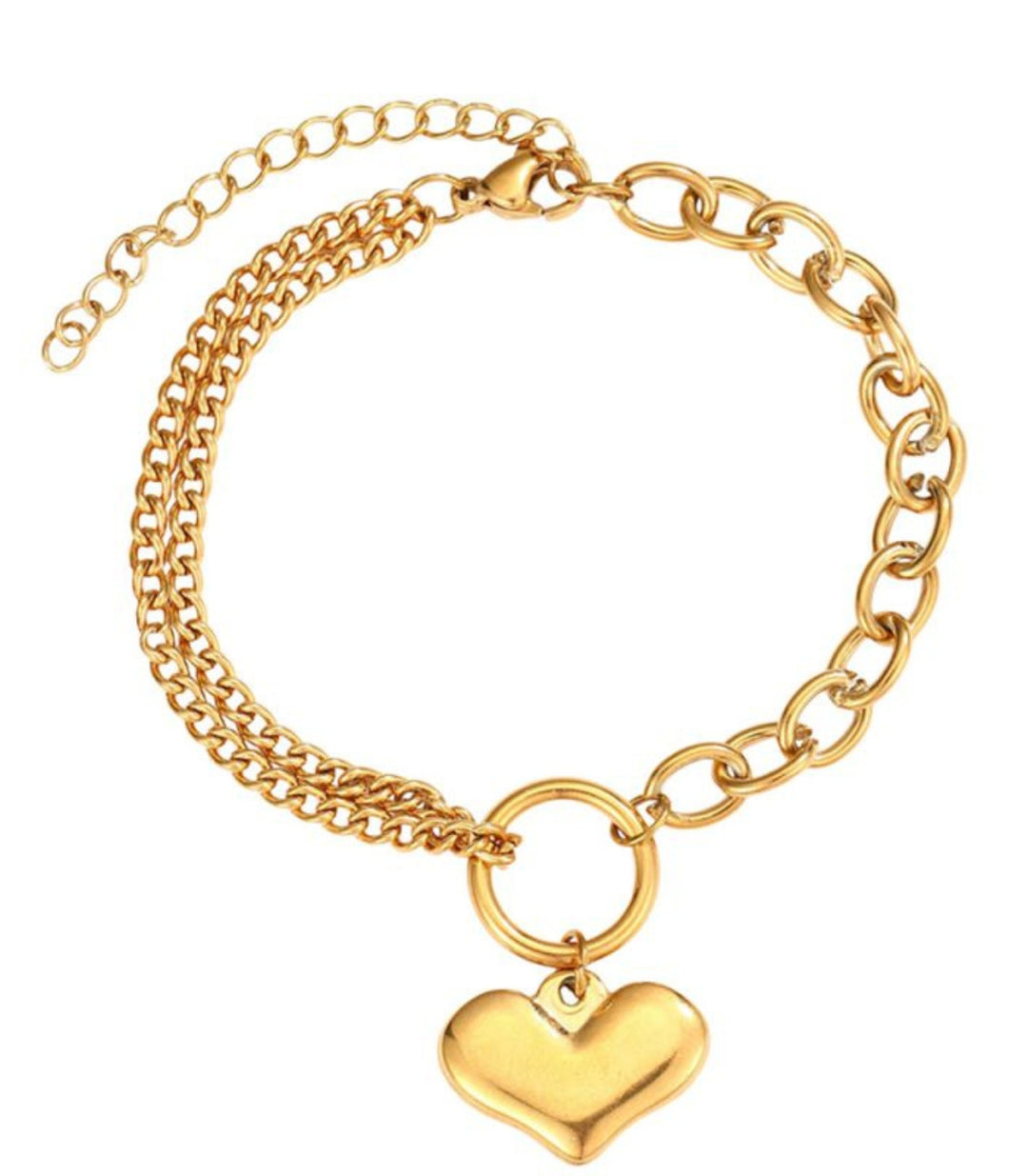 Brazalete Gold Heart