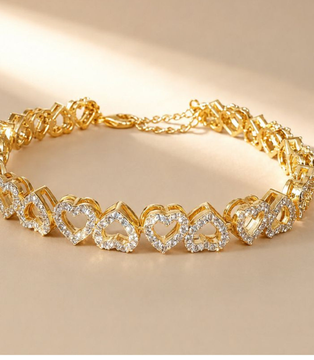 Brazalete Gold Heart