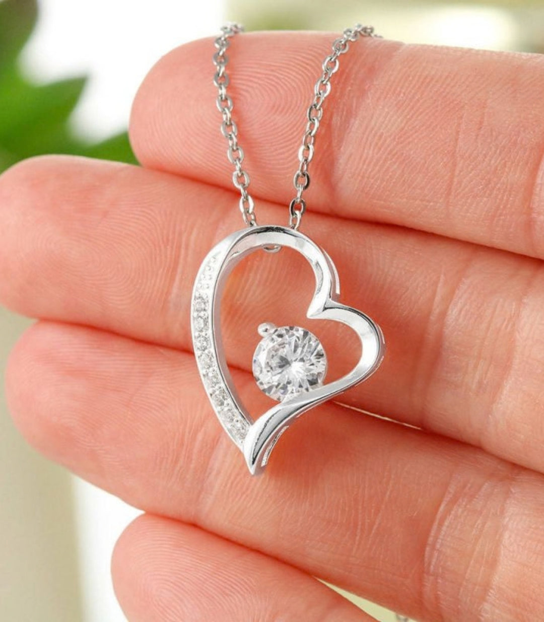 Collar Diamond Heart Love