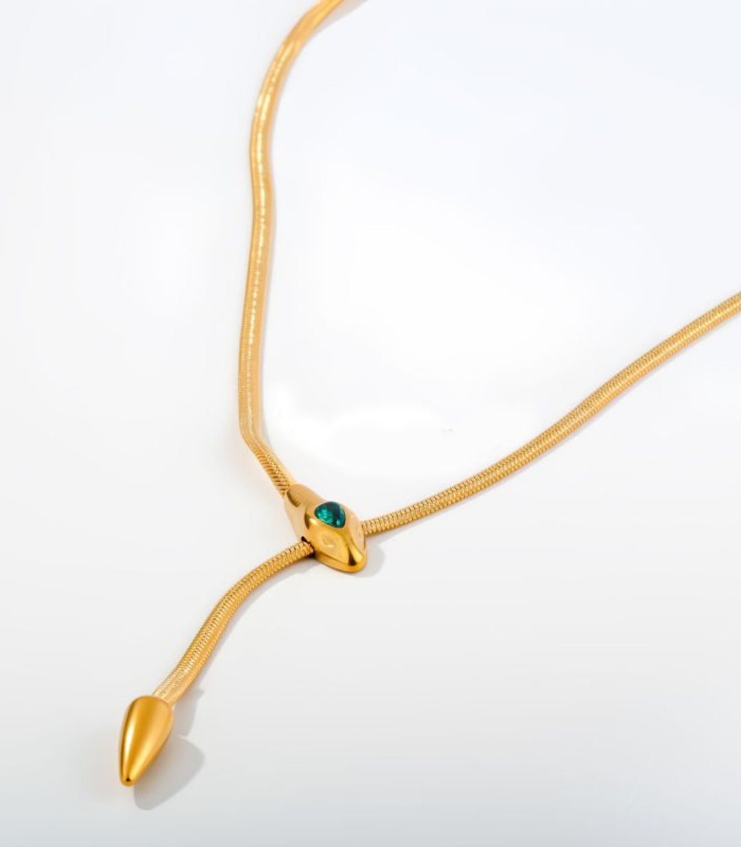 Collar Green Snake Chain