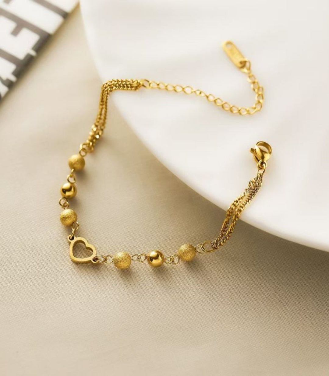 Brazalete Hollow Heart Shape