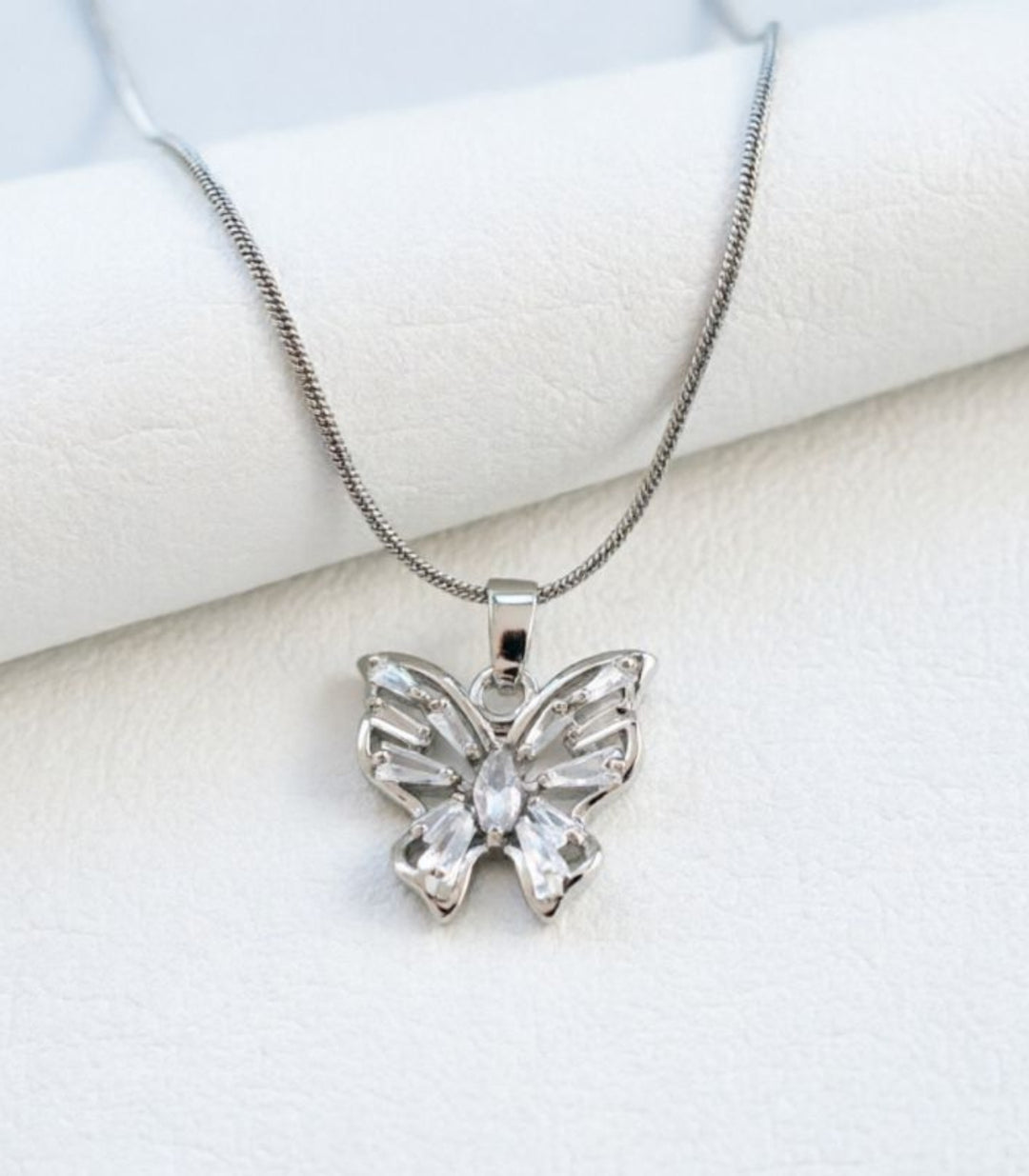 Collar Mariposa Plata