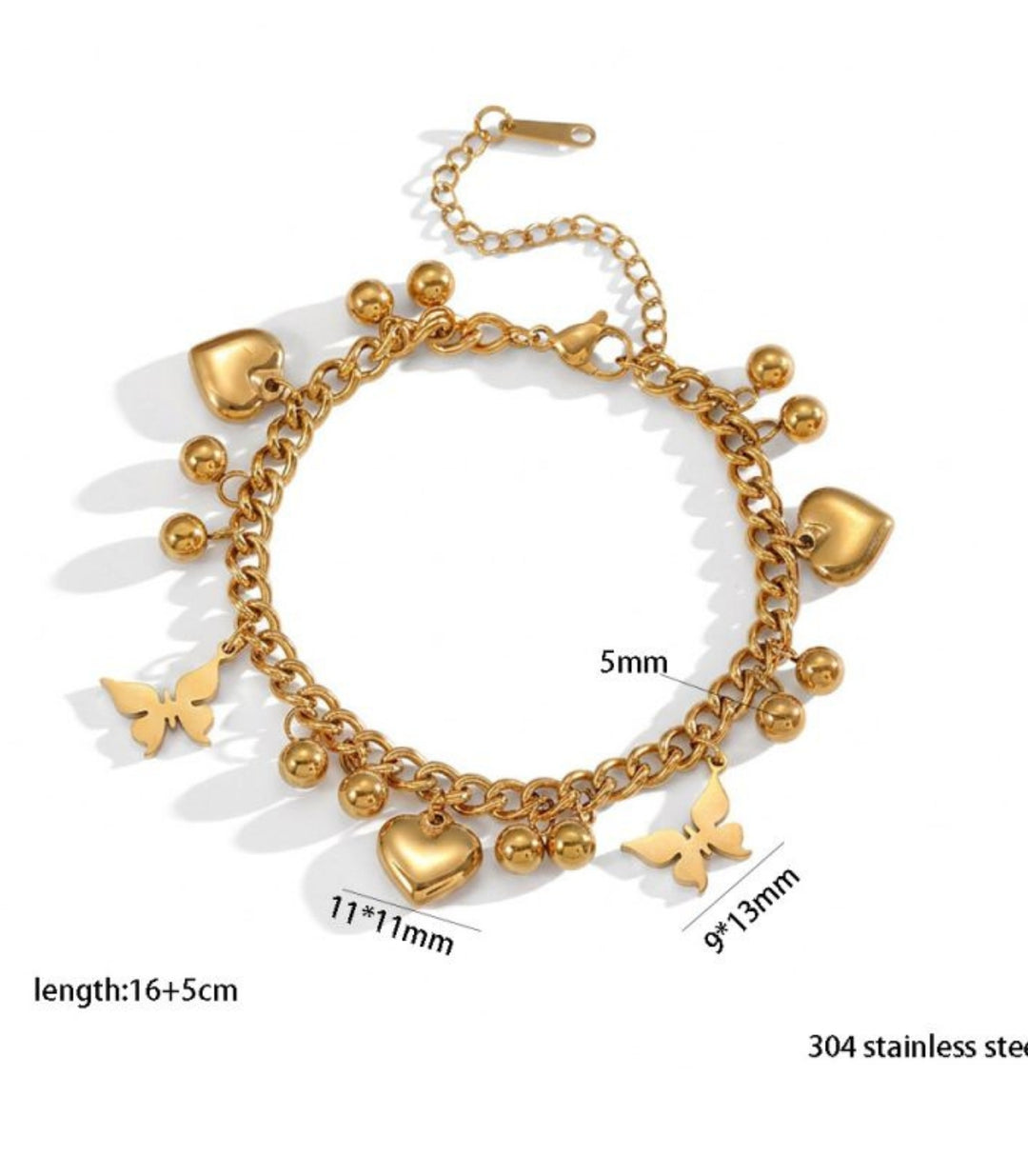 Brazalete Cadena charms