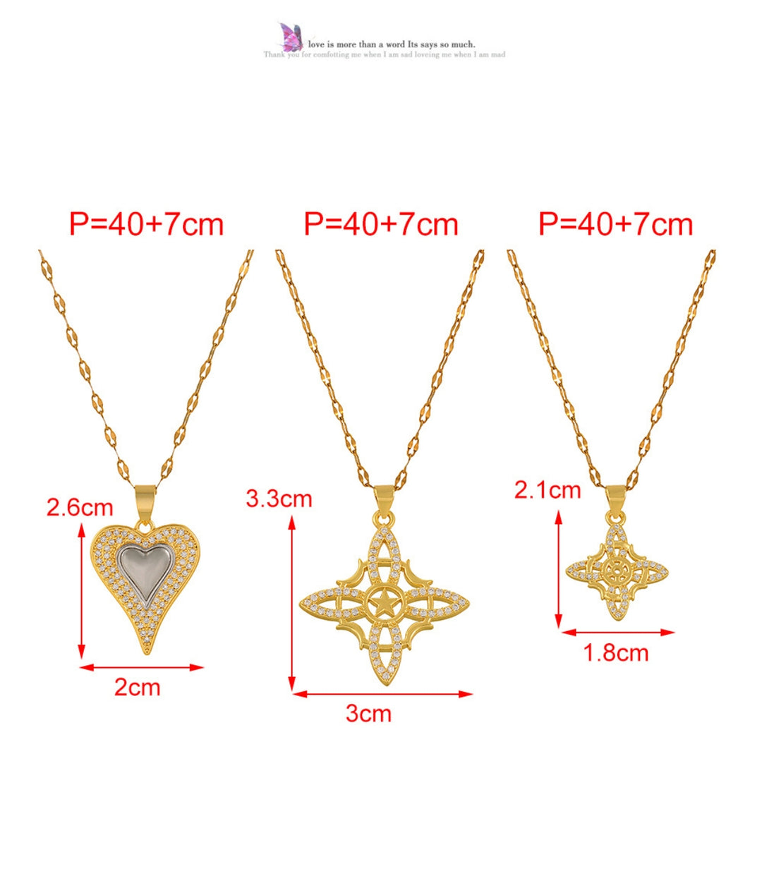 Collar nudo con ziconias