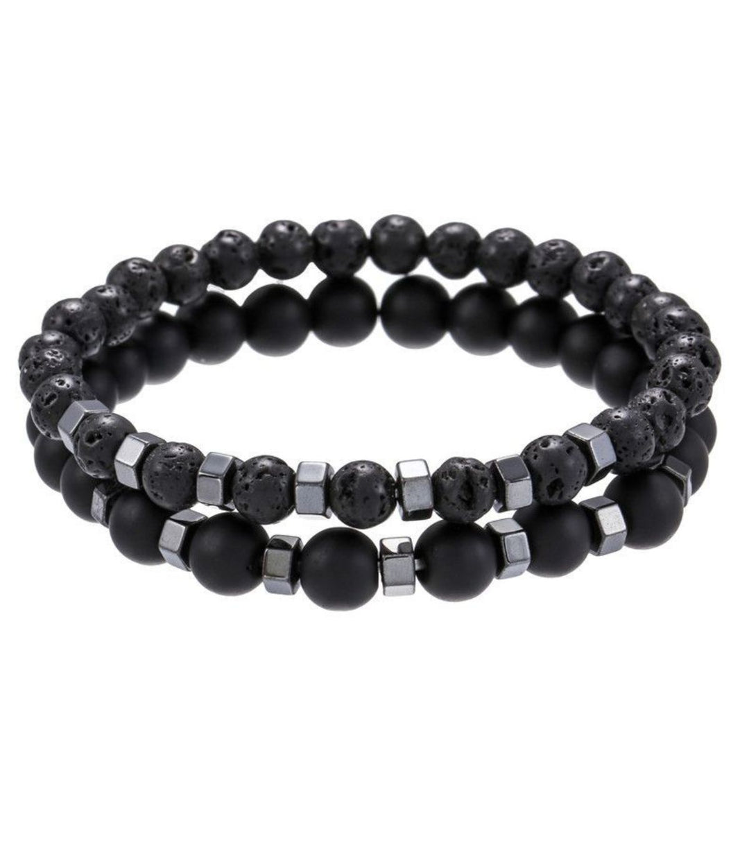Brazalete black Volcanic Stone