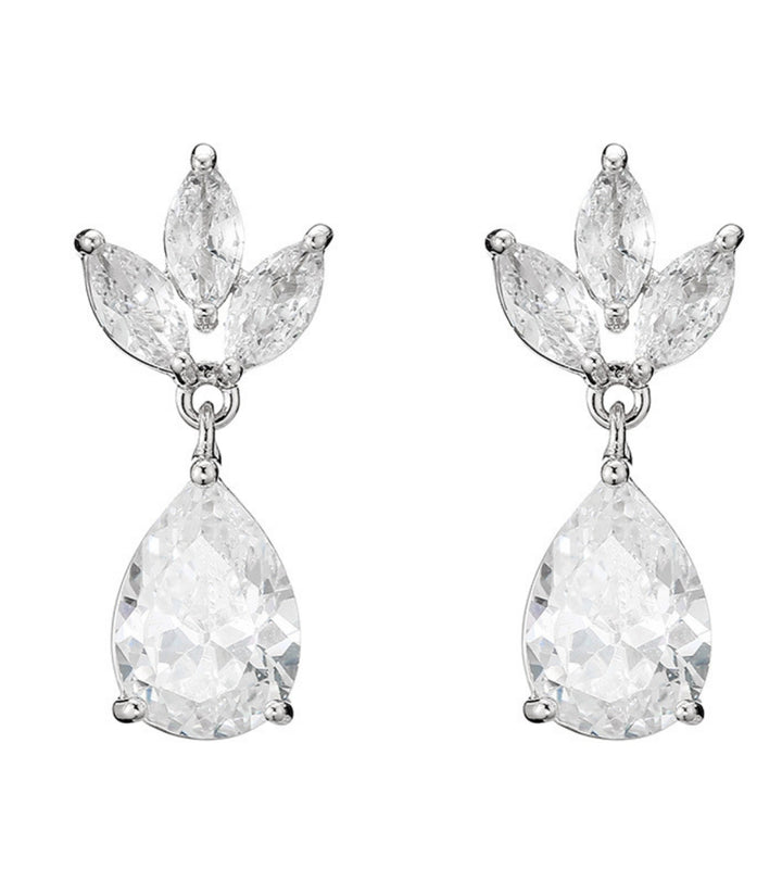 Aretes Silver Teardrop