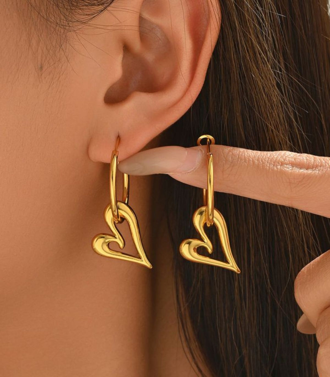 Aretes Corazón