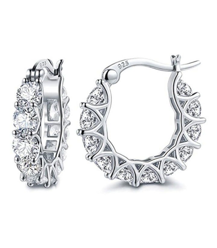 Aretes Silver Diamond
