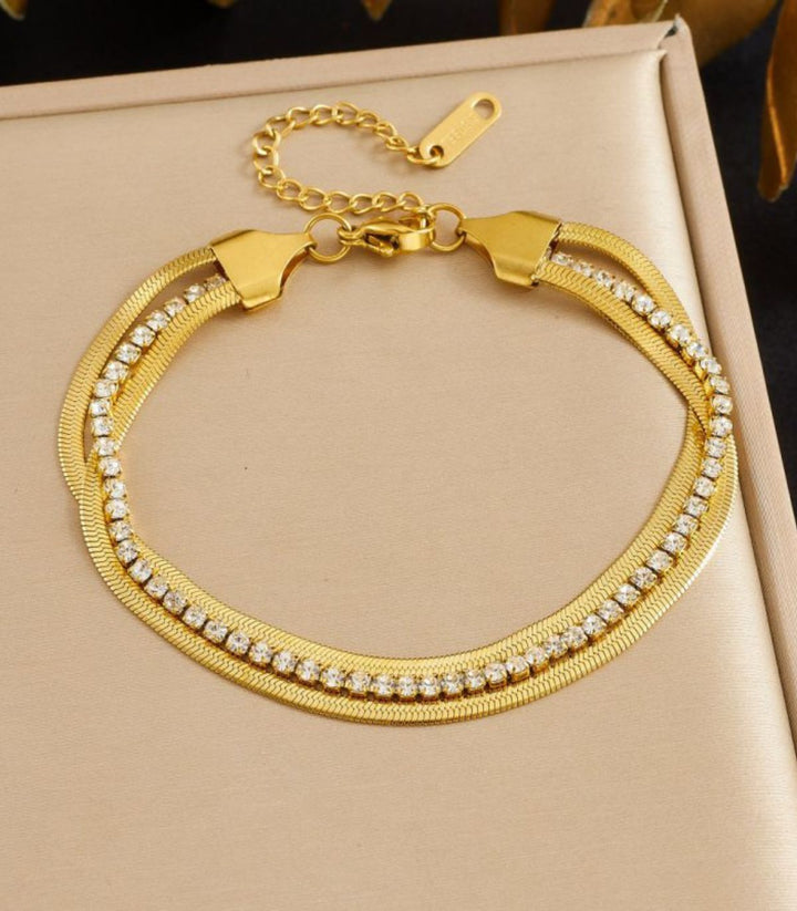 Brazalete Diamond Multilayered