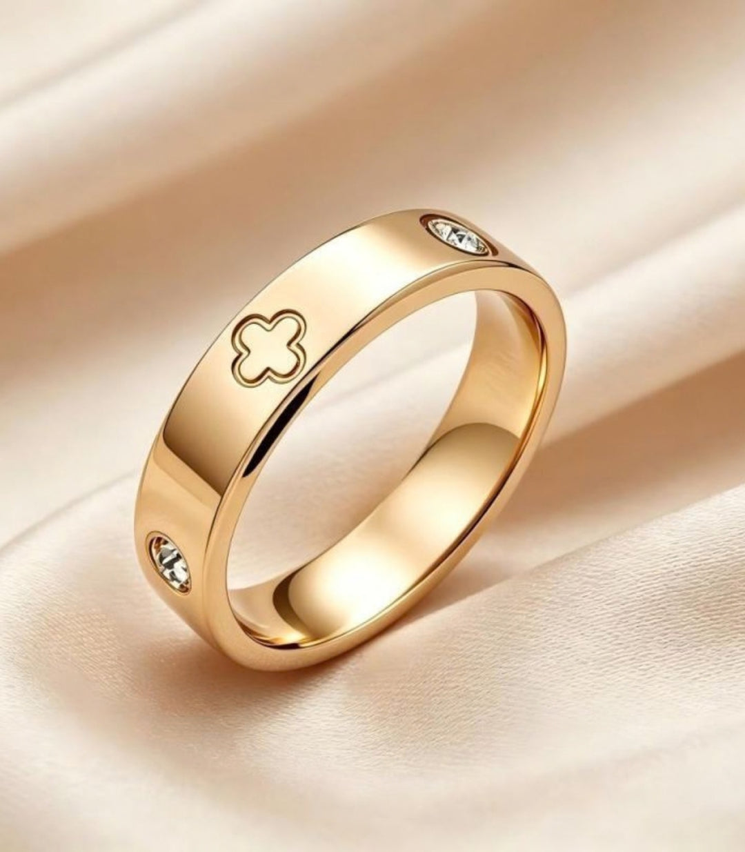 Anillo Diamond Clover #7