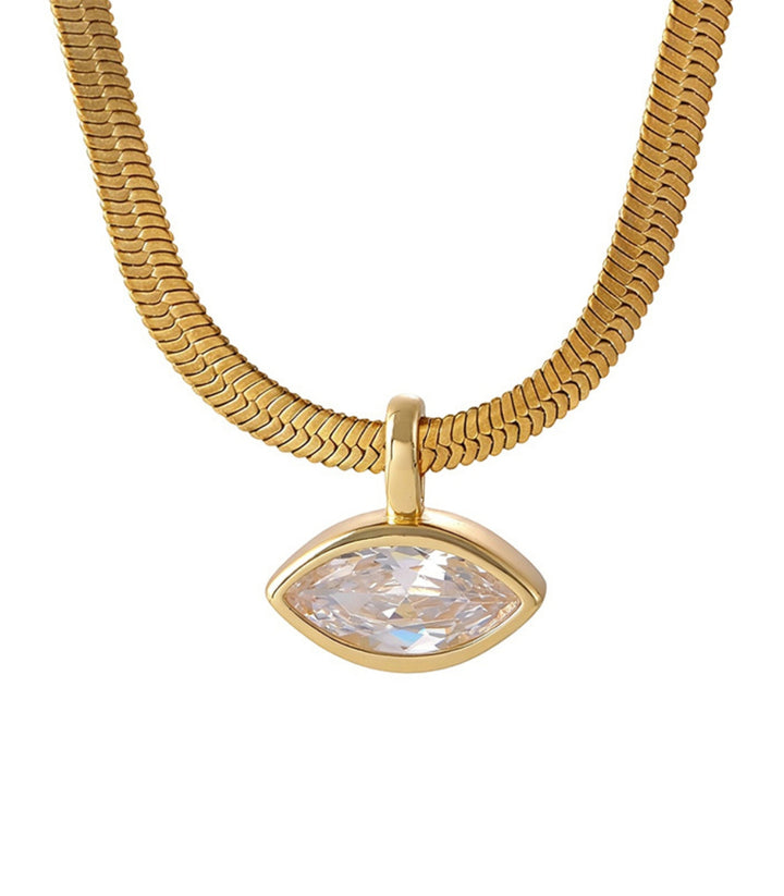 Collar Gold Bezel Eyeball