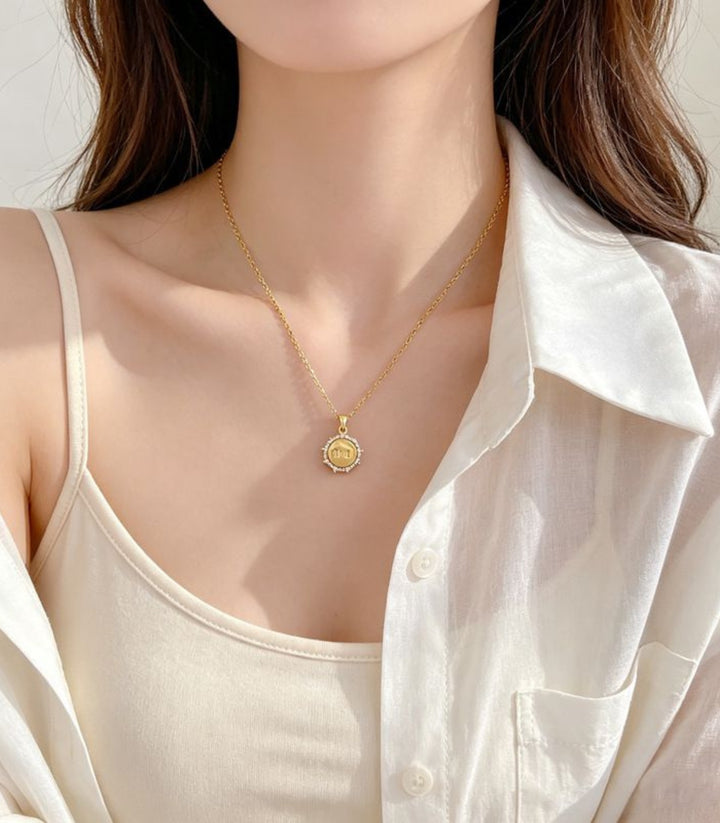 Collar Gold Diamond 11:11