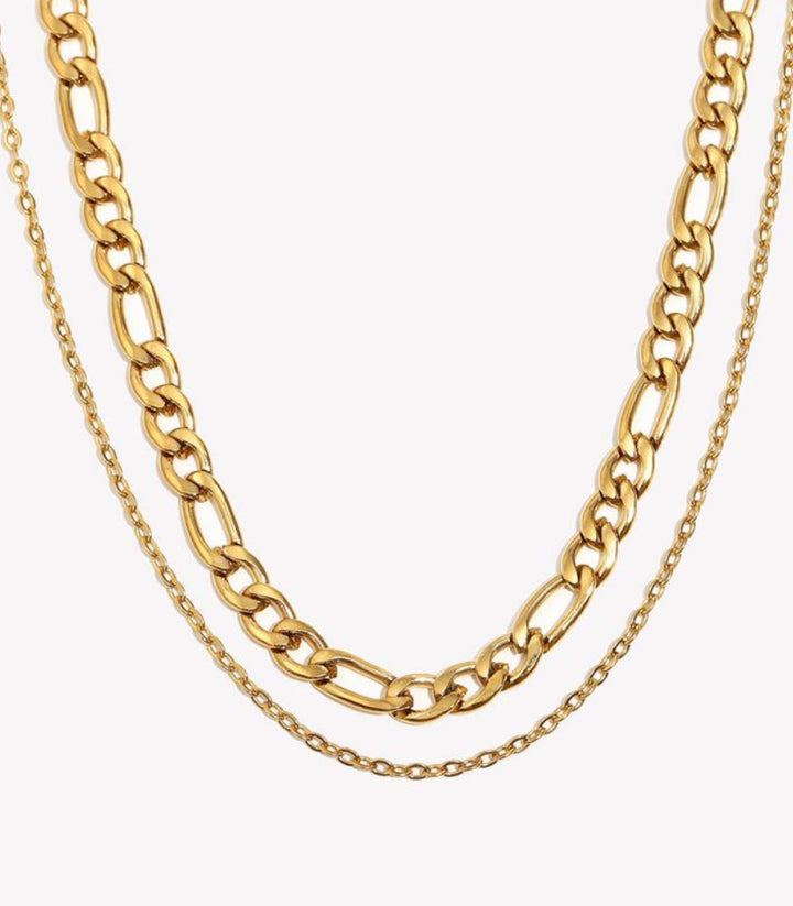Collar Dorado Doble Layer